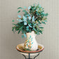 Lawndale Taupe Textured Pinstripe Wallpaper