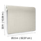 Lawndale Taupe Textured Pinstripe Wallpaper