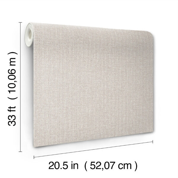 Lawndale Lavender Textured Pinstripe Wallpaper