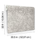 Retreat Charcoal Quilted Geometric Wallpaper