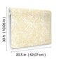 Retreat Yellow Quilted Geometric Wallpaper