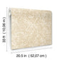 Retreat Light Brown Quilted Geometric Wallpaper