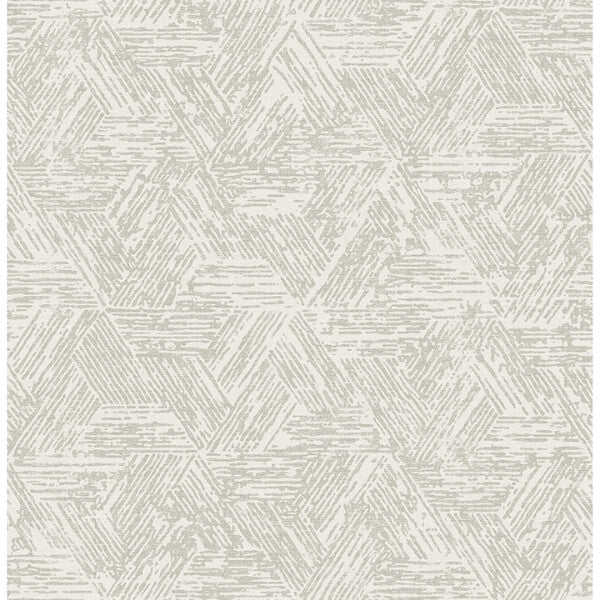 Retreat Grey Quilted Geometric Wallpaper