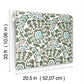 Divine Green Abstract Medallion Wallpaper