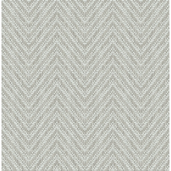 Glynn Sterling Chevron Wallpaper