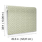 Glynn Green Chevron Wallpaper
