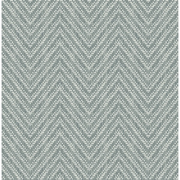 Glynn Denim Chevron Wallpaper