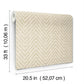 Glynn Wheat Chevron Wallpaper