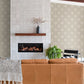 Manor Taupe Geometric Trellis Wallpaper
