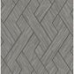 Ember Grey Geometric Basketweave Wallpaper