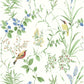 Imperial Garden Green Botanical Wallpaper