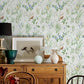 Imperial Garden Green Botanical Wallpaper