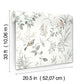 Imperial Garden Neutral Botanical Wallpaper