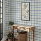Twain Denim Plaid Wallpaper