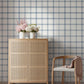 Twain Denim Plaid Wallpaper