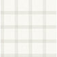 Twain Light Grey Plaid Wallpaper