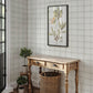 Twain Light Grey Plaid Wallpaper