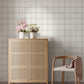 Twain Light Grey Plaid Wallpaper