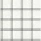 Twain Charcoal Plaid Wallpaper