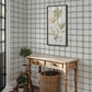 Twain Charcoal Plaid Wallpaper