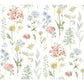 Bergamot Multicolor Wildflower Wallpaper