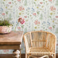Bergamot Multicolor Wildflower Wallpaper
