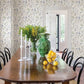 Bergamot Sea Green Wildflower Wallpaper