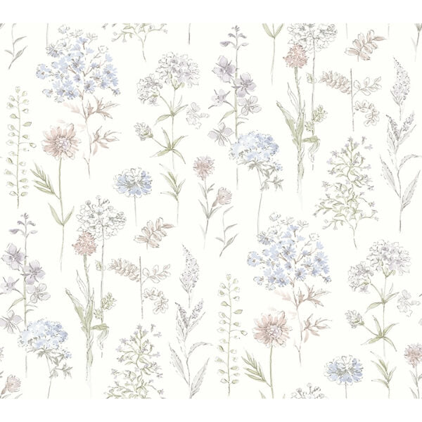 Bergamot Lavender Wildflower Wallpaper