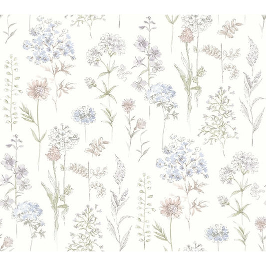 Bergamot Lavender Wildflower Wallpaper