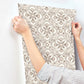 Marjoram Blush Floral Tile Wallpaper