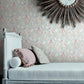 Azalea Fuchsia Floral Branches Wallpaper