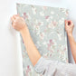 Azalea Fuchsia Floral Branches Wallpaper