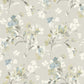 Azalea Light Grey Floral Branches Wallpaper