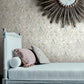 Azalea Light Grey Floral Branches Wallpaper