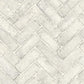 Canelle White Brick Herringbone Wallpaper