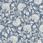 Vadouvan Navy Jacobean Trail Wallpaper