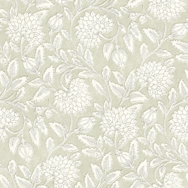 Vadouvan Sage Jacobean Trail Wallpaper
