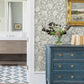 Vadouvan Grey Jacobean Trail Wallpaper