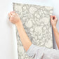 Vadouvan Grey Jacobean Trail Wallpaper
