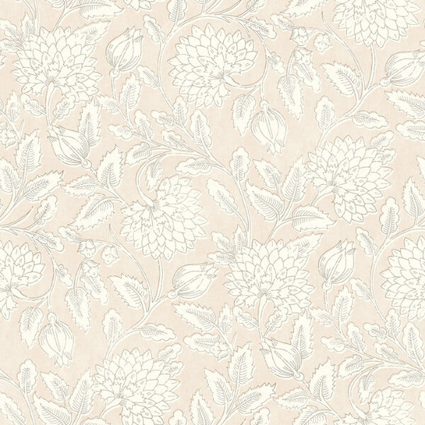 Vadouvan Blush Jacobean Trail Wallpaper