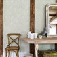 Vadouvan Light Blue Jacobean Trail Wallpaper