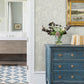 Vadouvan Light Blue Jacobean Trail Wallpaper