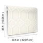 Chervil Cream Trellis Wallpaper