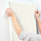 Chervil Cream Trellis Wallpaper