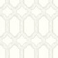 Chervil White Trellis Wallpaper