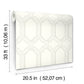 Chervil White Trellis Wallpaper