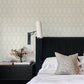 Chervil White Trellis Wallpaper
