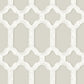 Chervil Light Grey Trellis Wallpaper