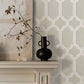 Chervil Light Grey Trellis Wallpaper