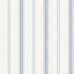 Lovage Blue Linen Stripe Wallpaper